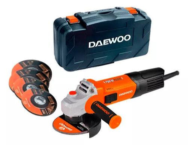 Amoladora Daewoo 750w + Discos + Maletín - Tienda Universo